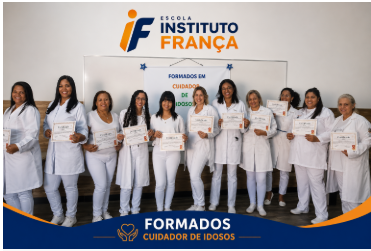 Formandos do Curso de Cuidador de Pessoas